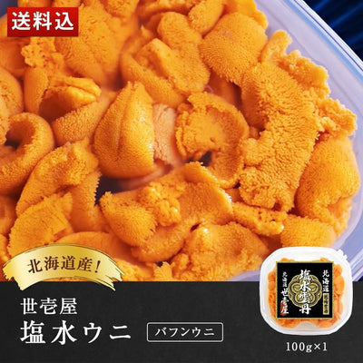 【予約商品】塩水ウニ 100g(北海道産バフンウニ)